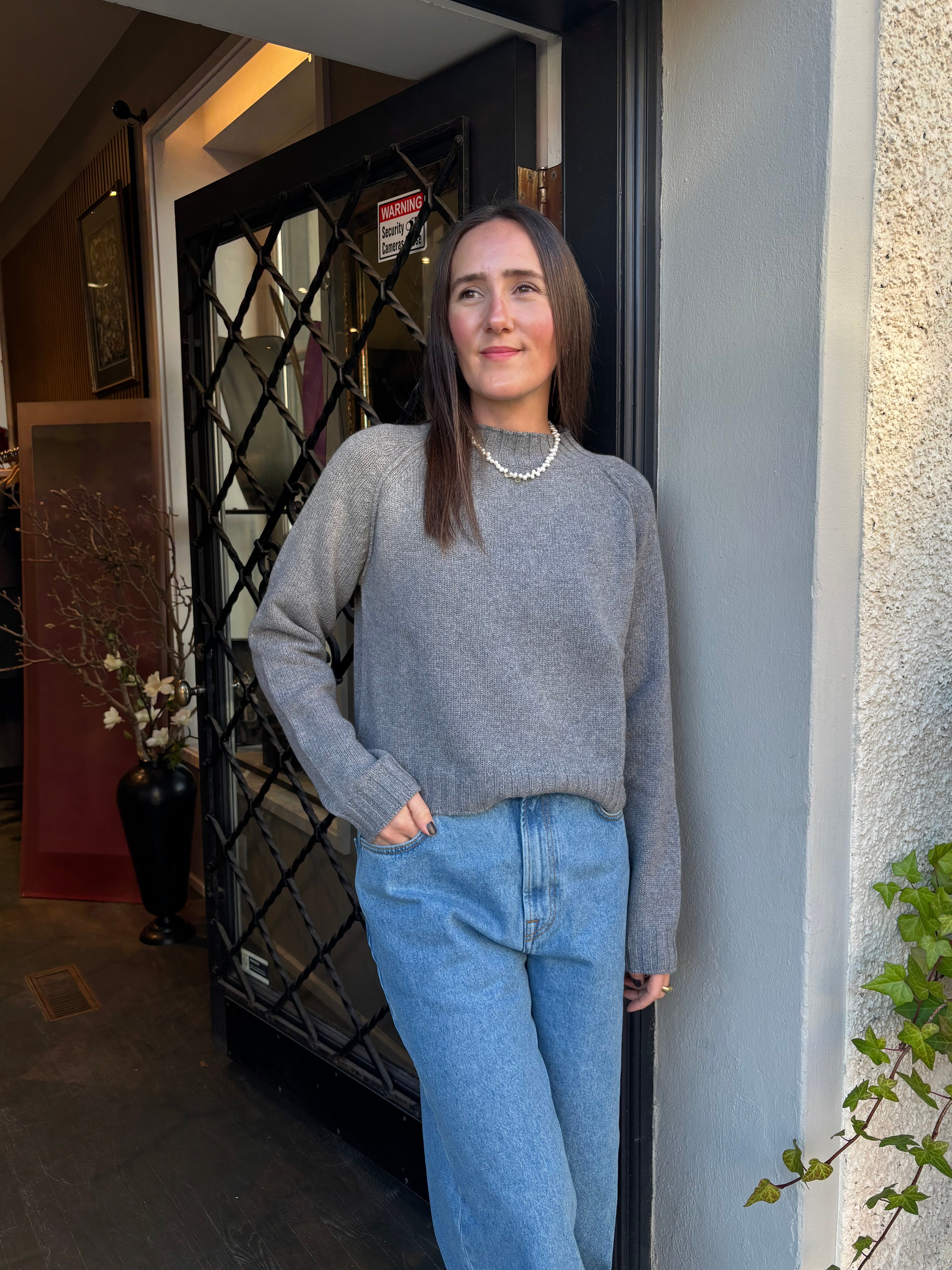 MJ Watson Cashmere Short Knit Sweater