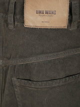 Uma Wang Denim Jane Skirt Brown