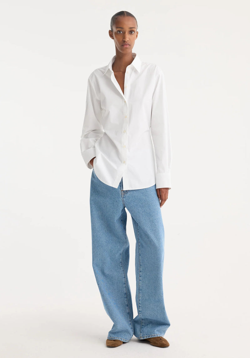 Róhe Poplin Shaped Shirt | Optic White