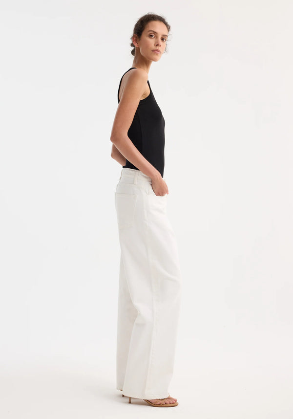 Róhe Signature Baggy Fit Denim | Optic White