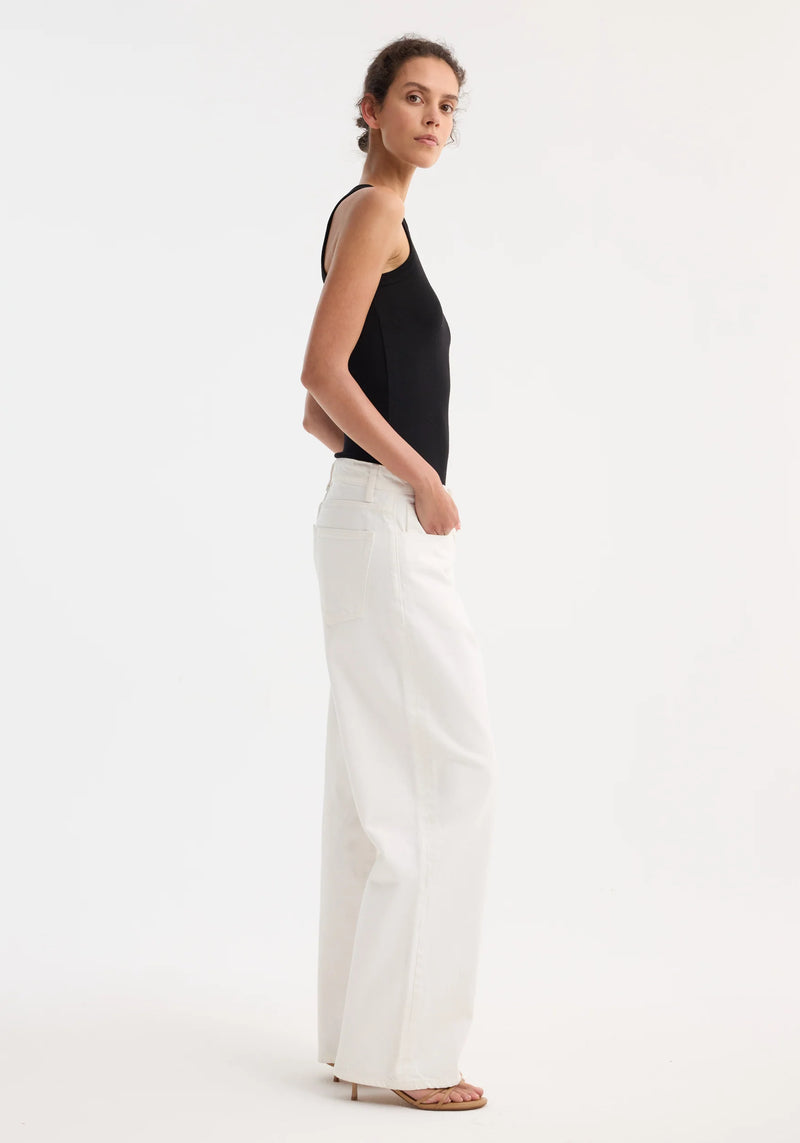 Róhe Signature Baggy Fit Denim | Optic White