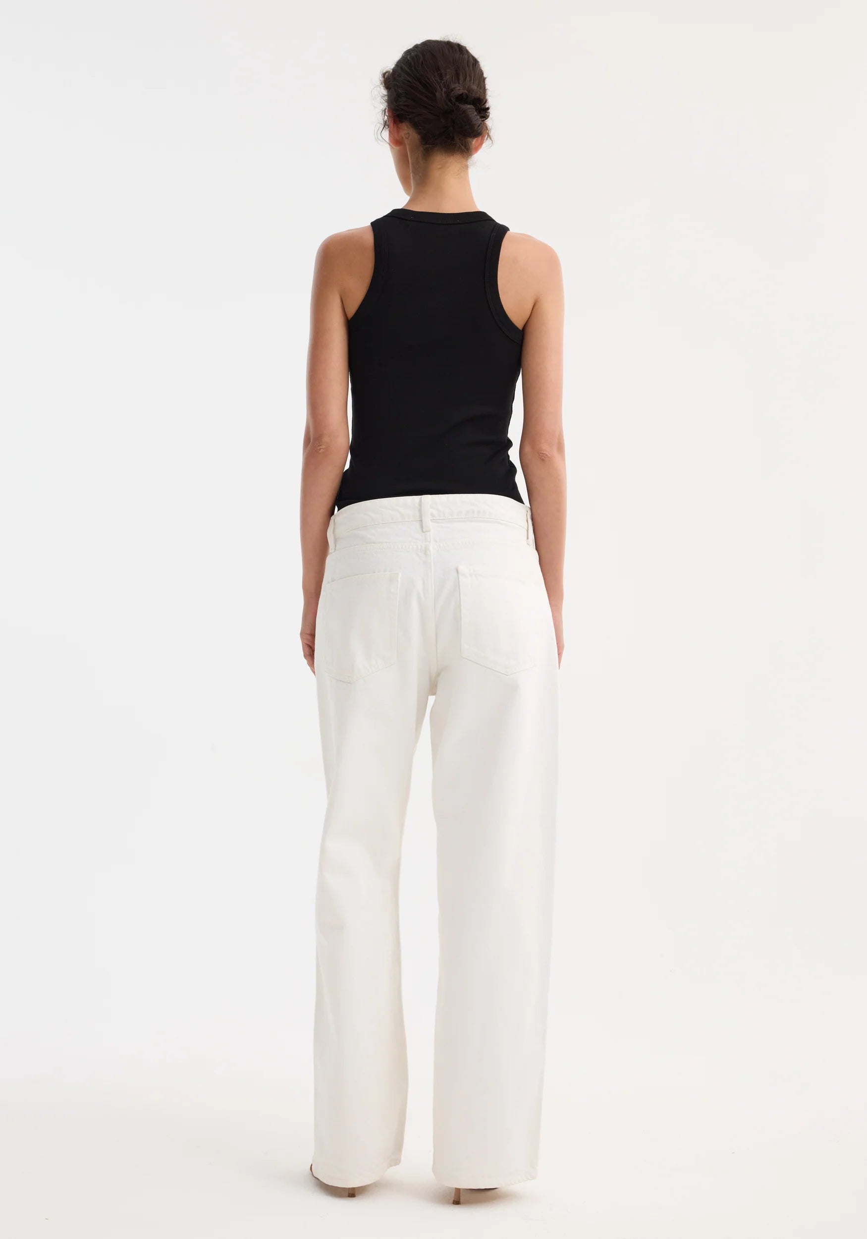 Róhe Signature Baggy Fit Denim | Optic White