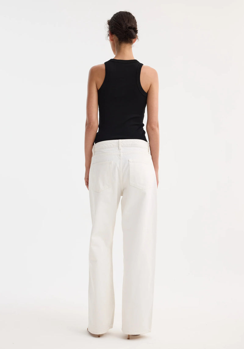 Róhe Signature Baggy Fit Denim | Optic White
