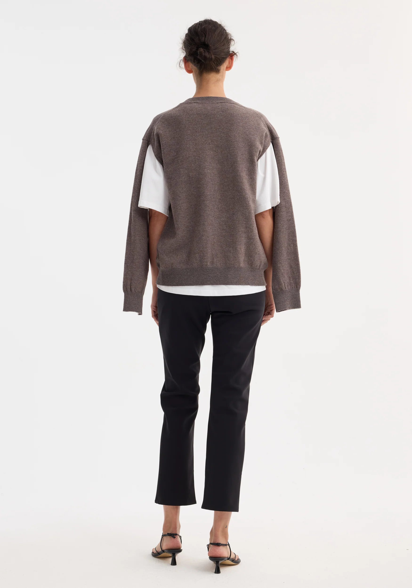 Róhe Cigarette Scuba Trousers | Black