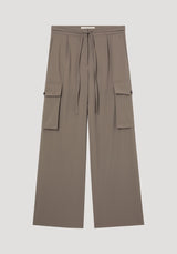 Róhe Tailored Cargo Trousers Taupe