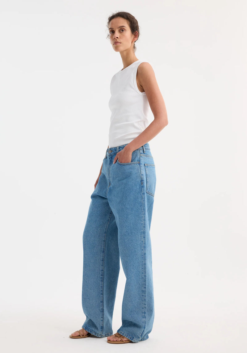 Róhe Signature Baggy Fit Denim | Denim Blue
