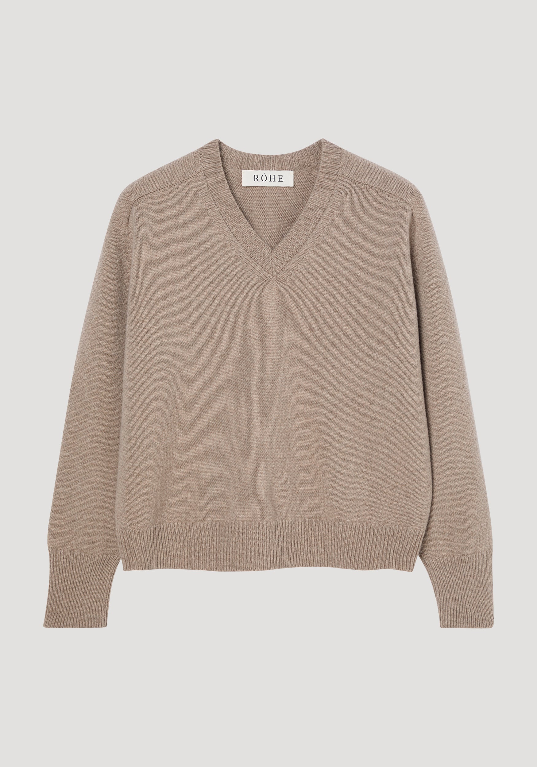 Róhe Sleeve Wrap Jumper | Taupe Melange
