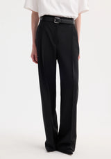 Róhe Mid-Waist Tailored Trousers | Black