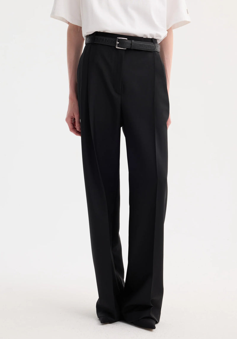 Róhe Mid-Waist Tailored Trousers | Black