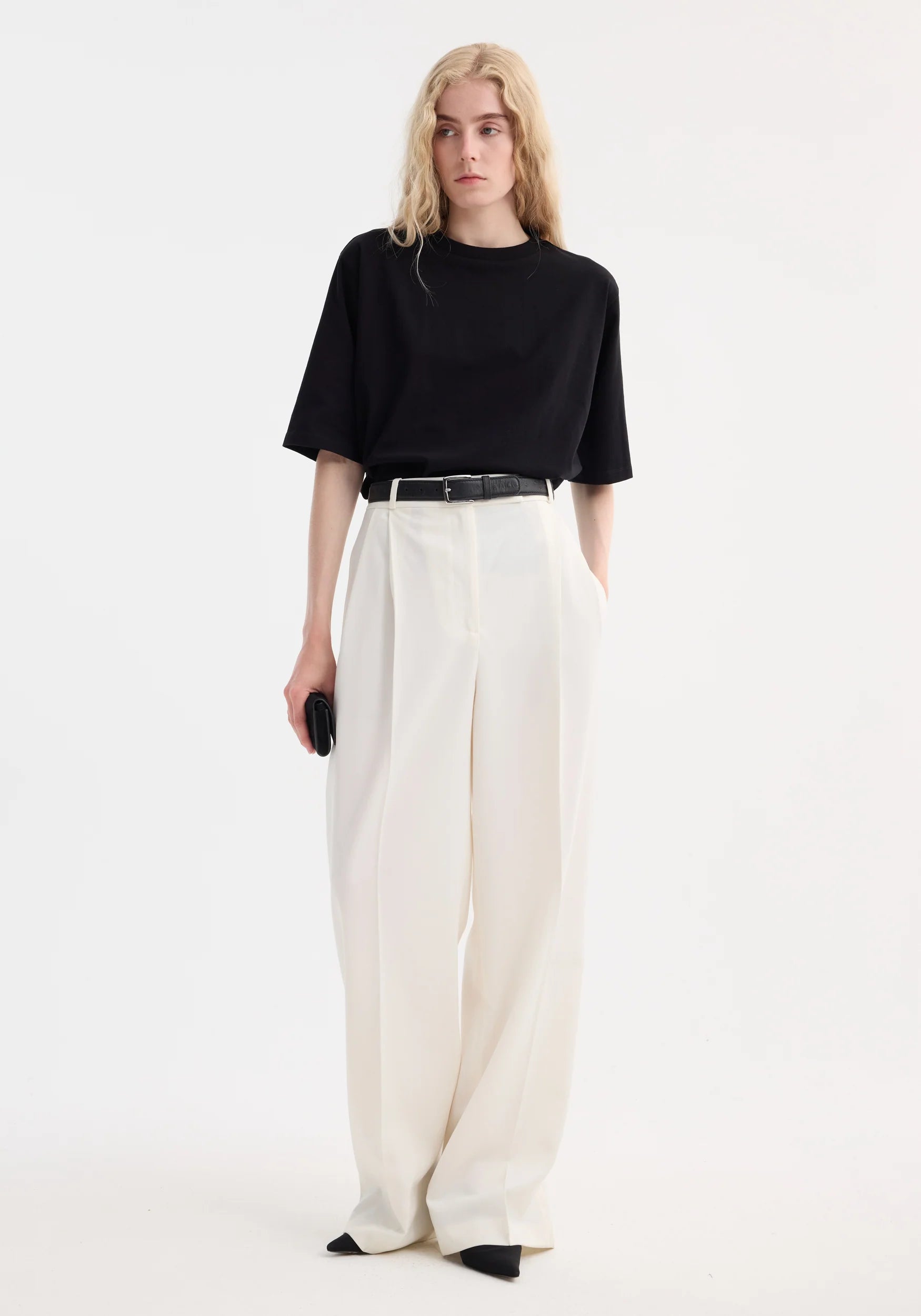 Róhe Mid-Waist Tailored Trousers | Off White