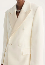 Róhe Hourglass Tuxedo Blazer | Off White