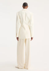 Róhe Hourglass Tuxedo Blazer | Off White