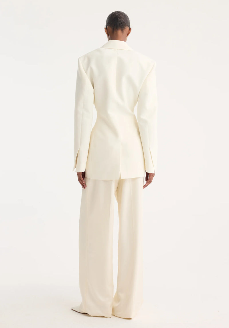 Róhe Hourglass Tuxedo Blazer | Off White