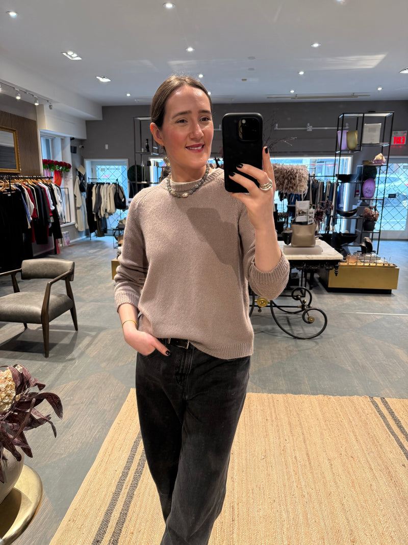 Private Luxe Cashmere Crewneck Sweater