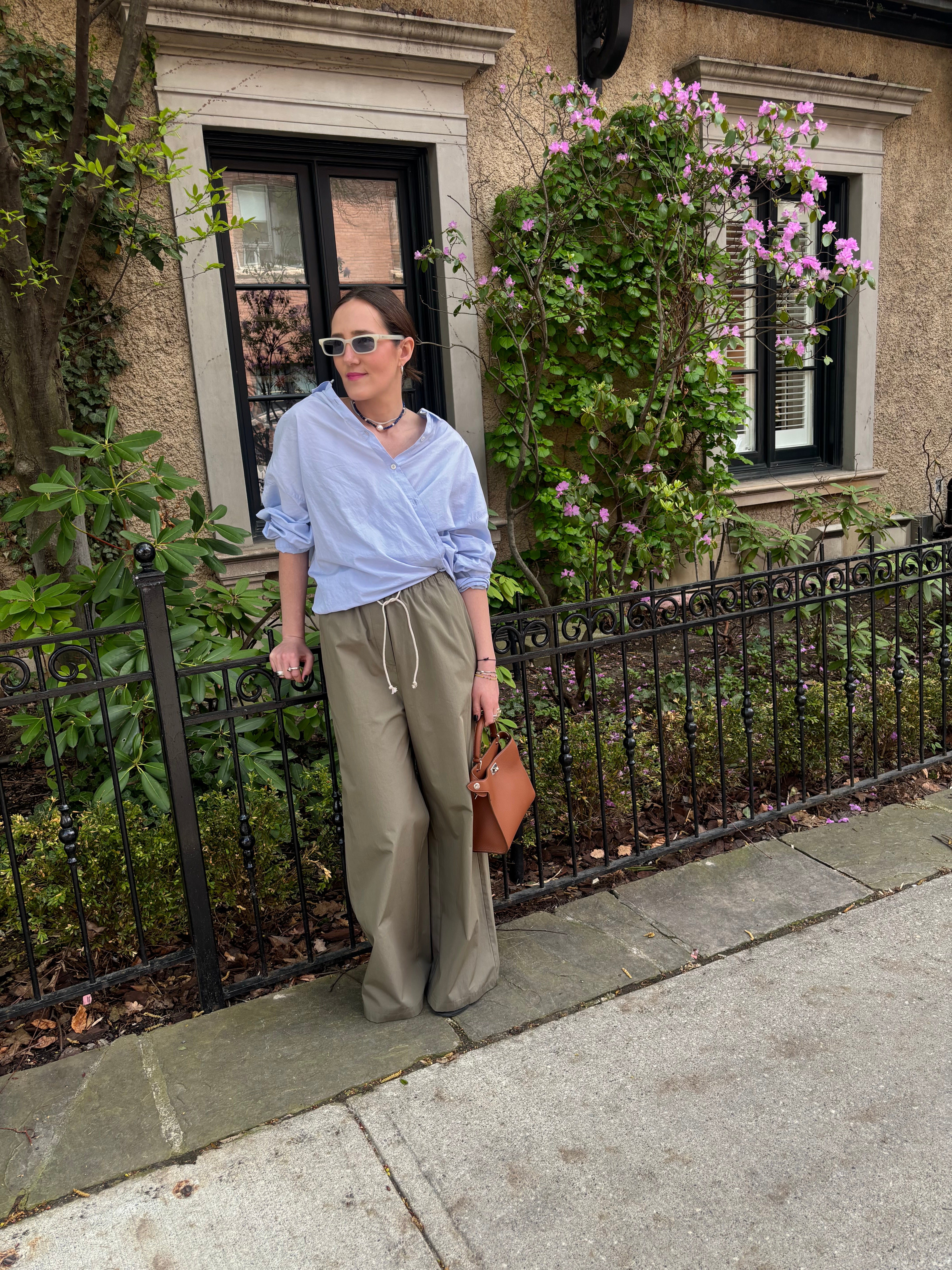 Hache Hereux Wide Pants | Khaki