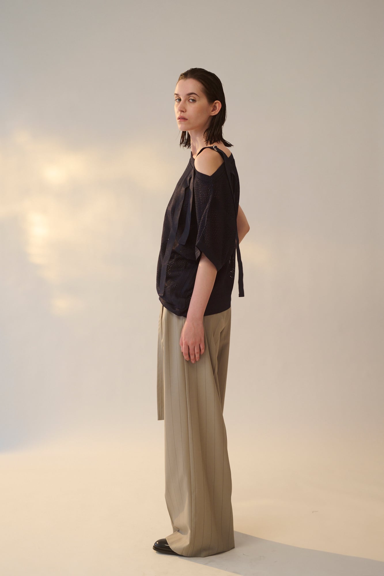 UJOH Belted Wide Pants
