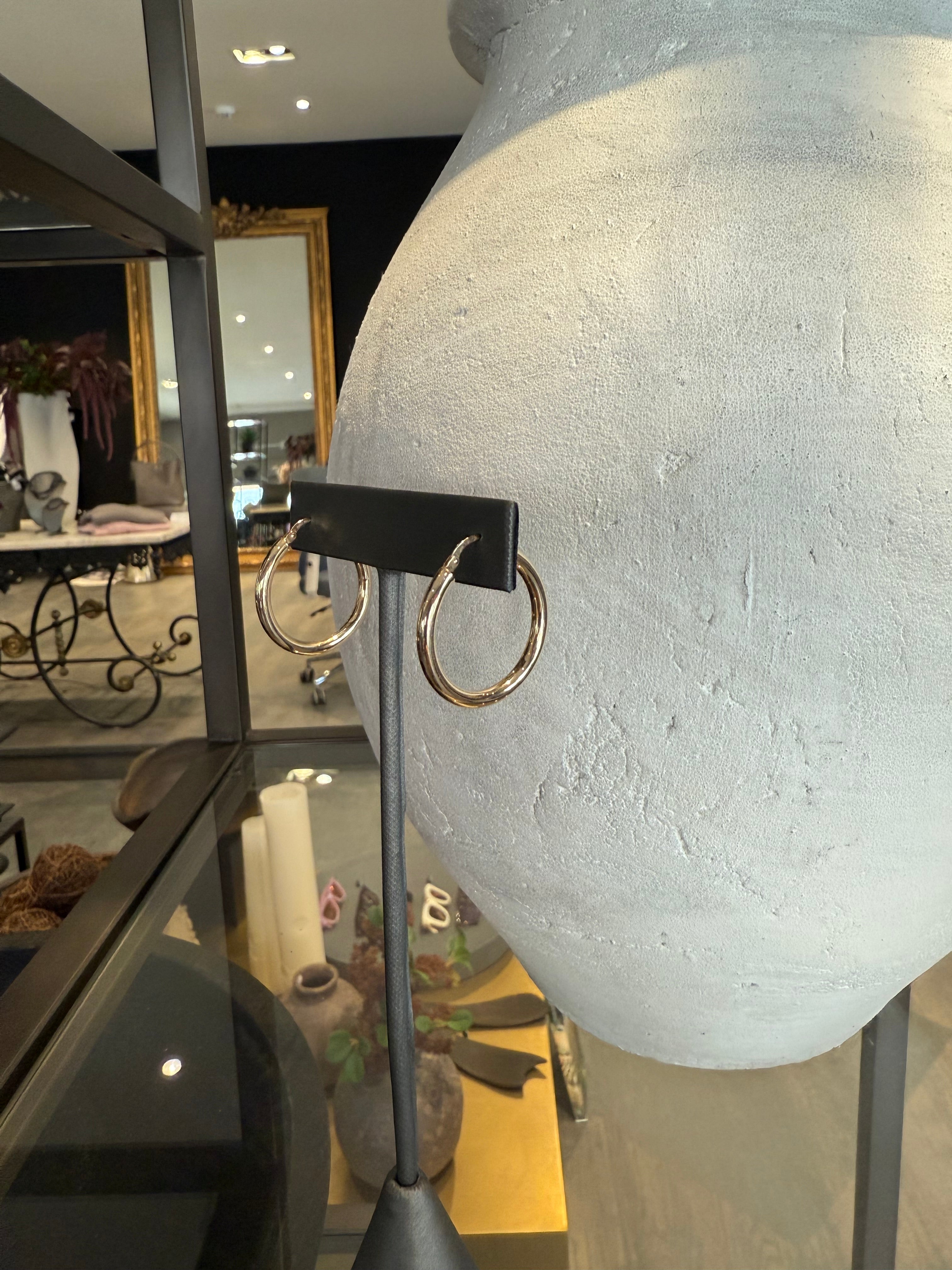 The Loved One Gold Hoop Medium