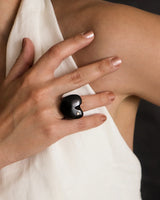 Cyntia Miglio Design Hoya Ring Black Onyx