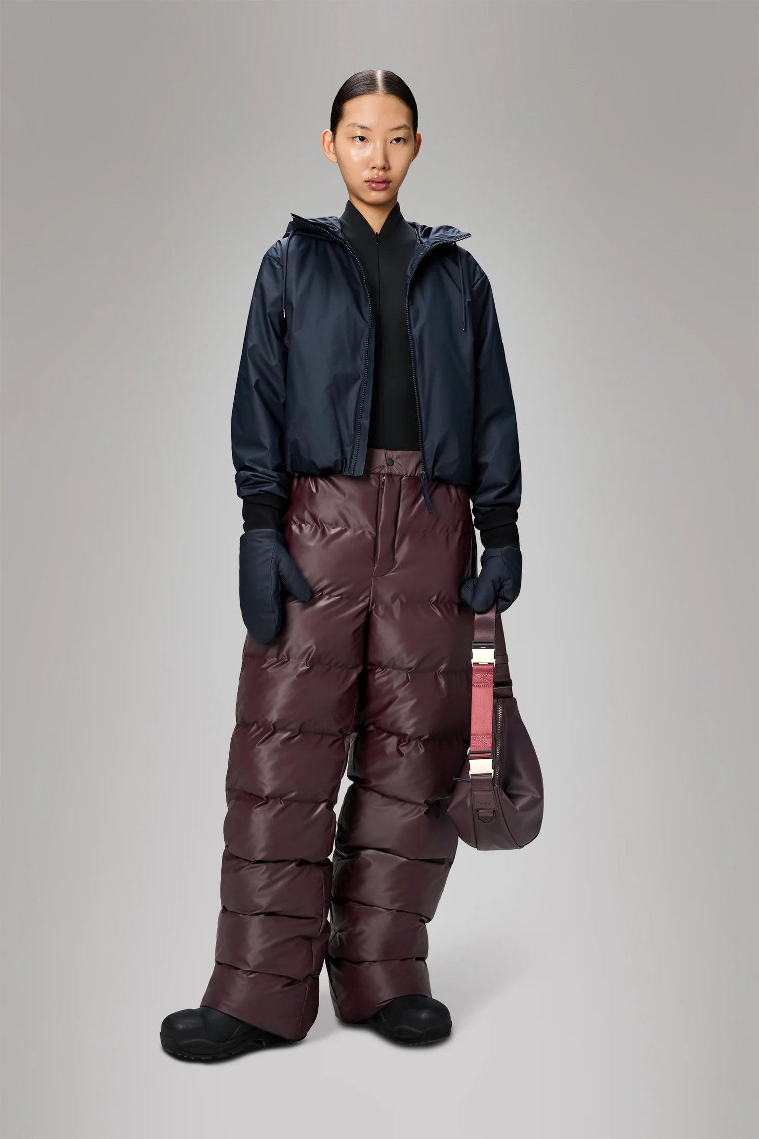 Rains Lohja Short Insulated Jacket Navy