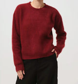 Uma Wang Knit Sweater Dark Red