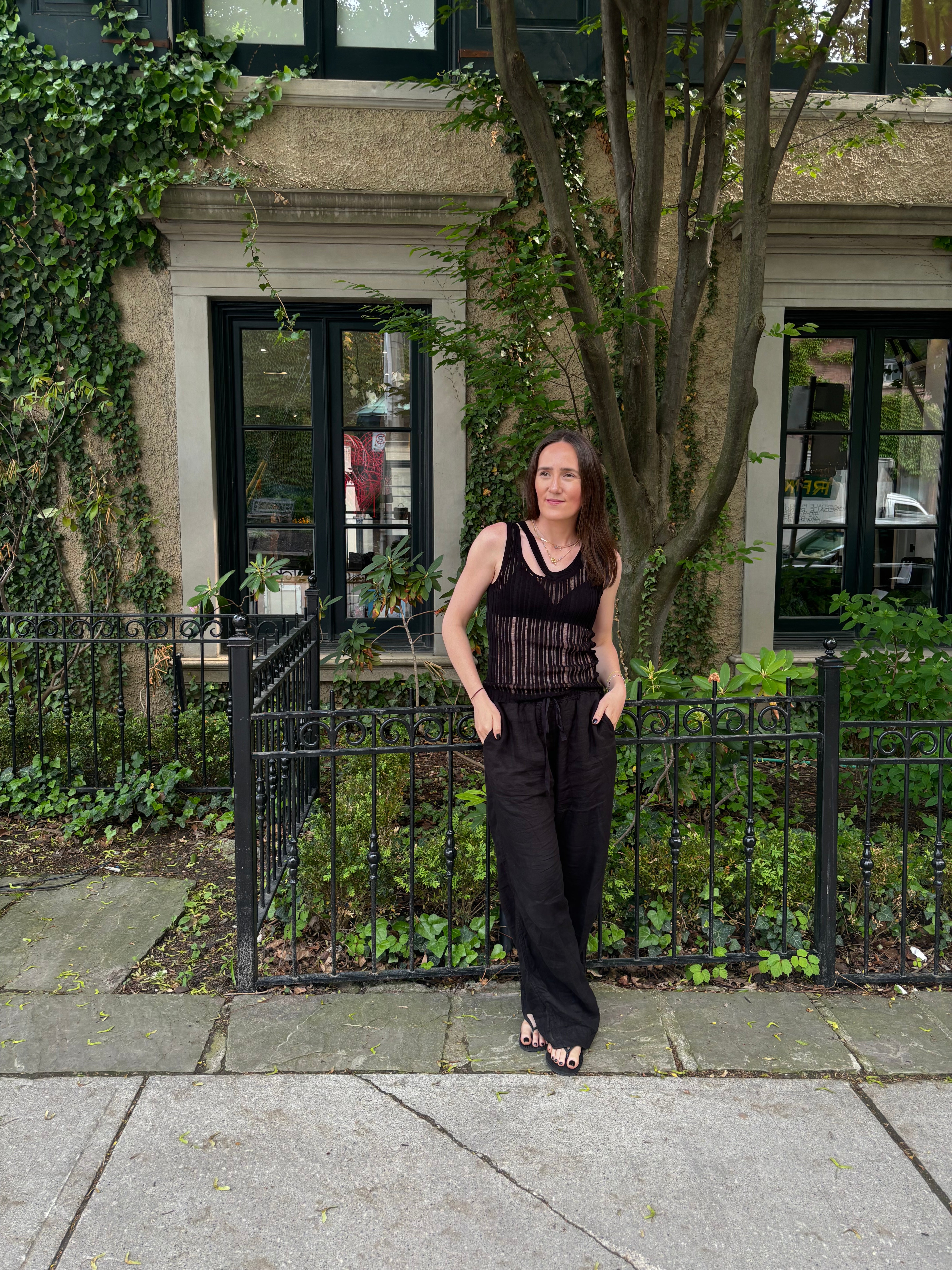 Des Phemmes Rib Knit Tank Tops