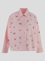 Des Phemmes Bubble Pink Embellished Shirt