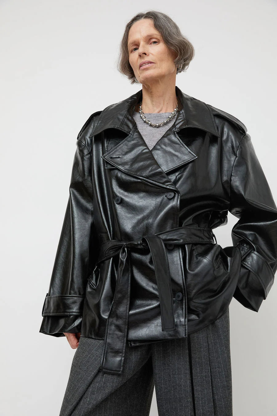 la piscine Trench Jacket | Black