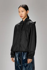 Rains String W Jacket Black Grain