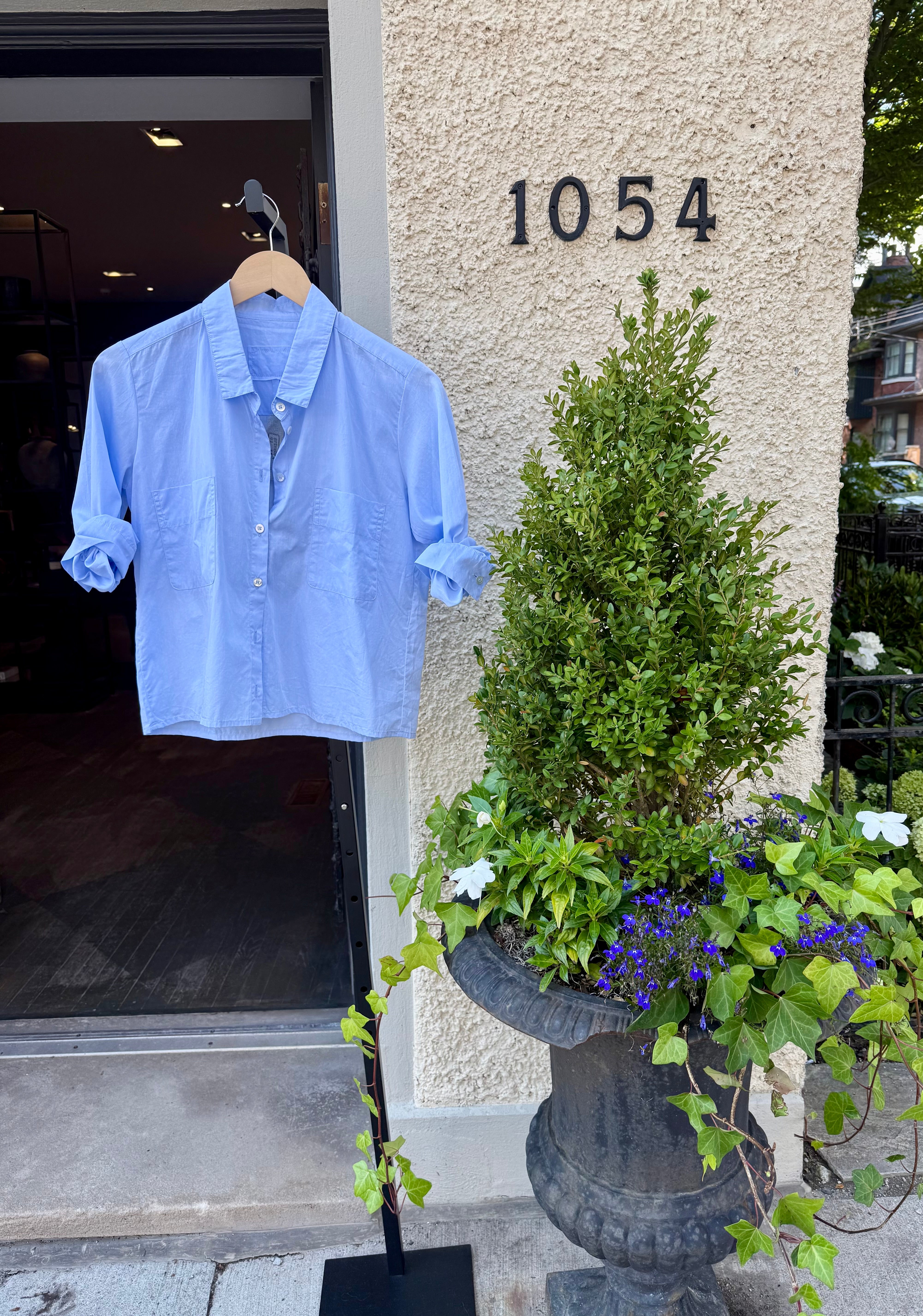 Private Corta Cotton Shirt | Blue