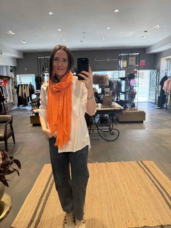 Private Light Cashmere Scarf Sunset