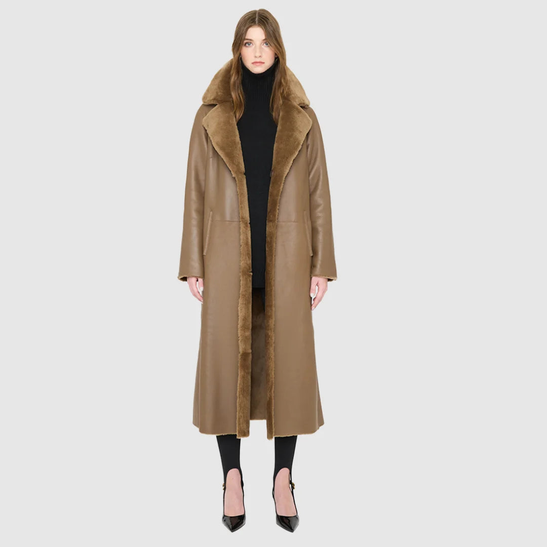 HiSO Savvy Nappa Reversible Shearling Coat | Craft