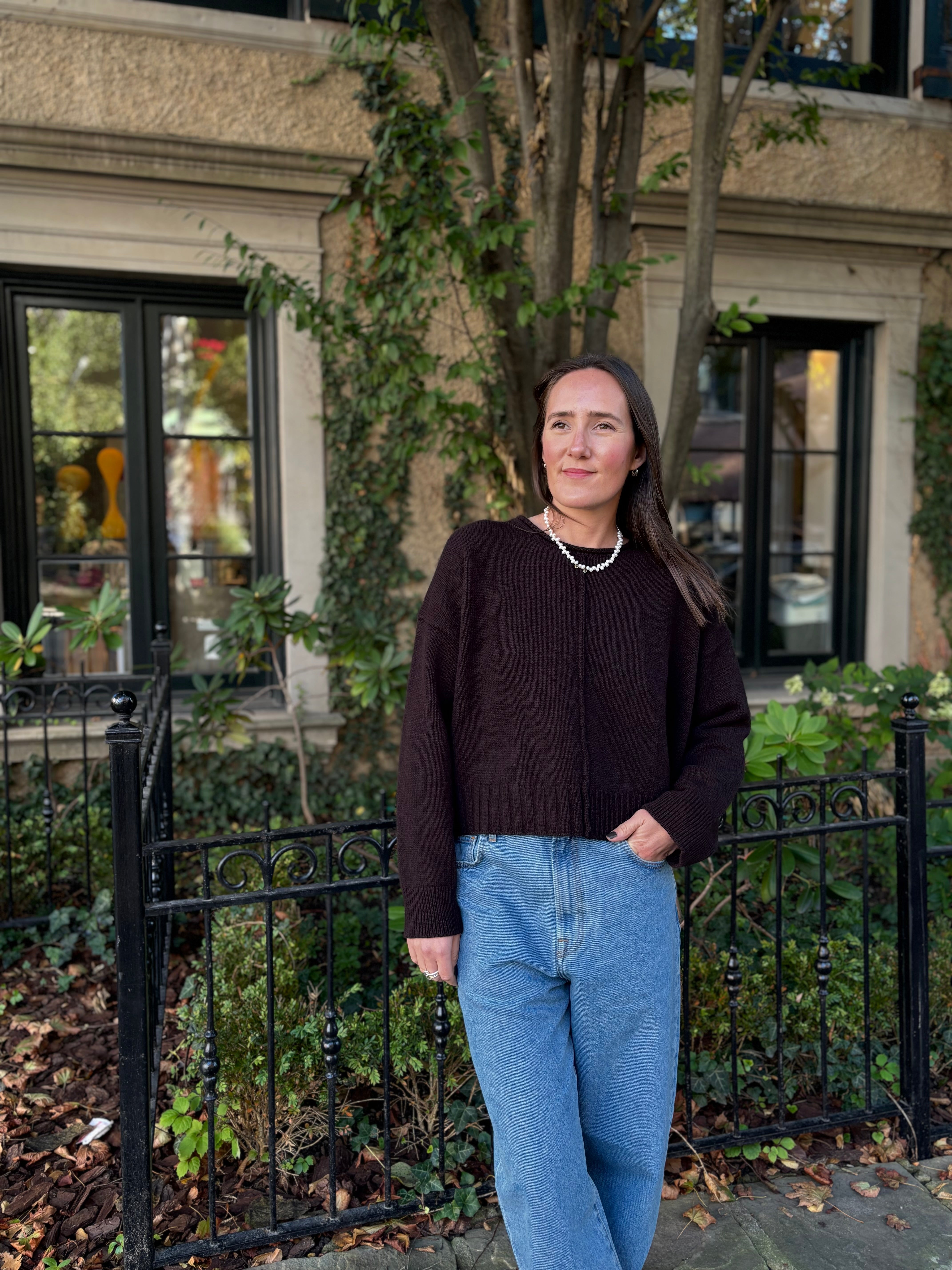 MJ Watson Cashmere Round Neck Sweater