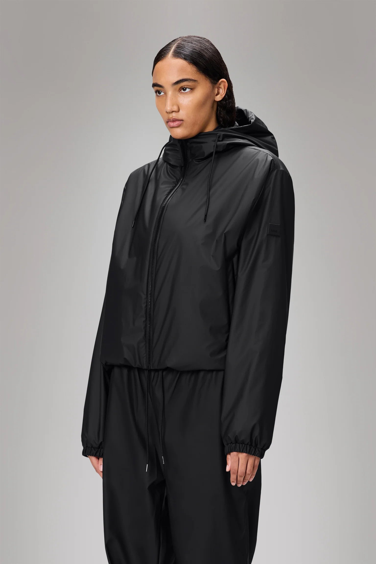 Rains Lohja Short Insulated Jacket Black
