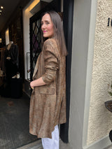 Uma Wang Katia Long Jacket Mustard