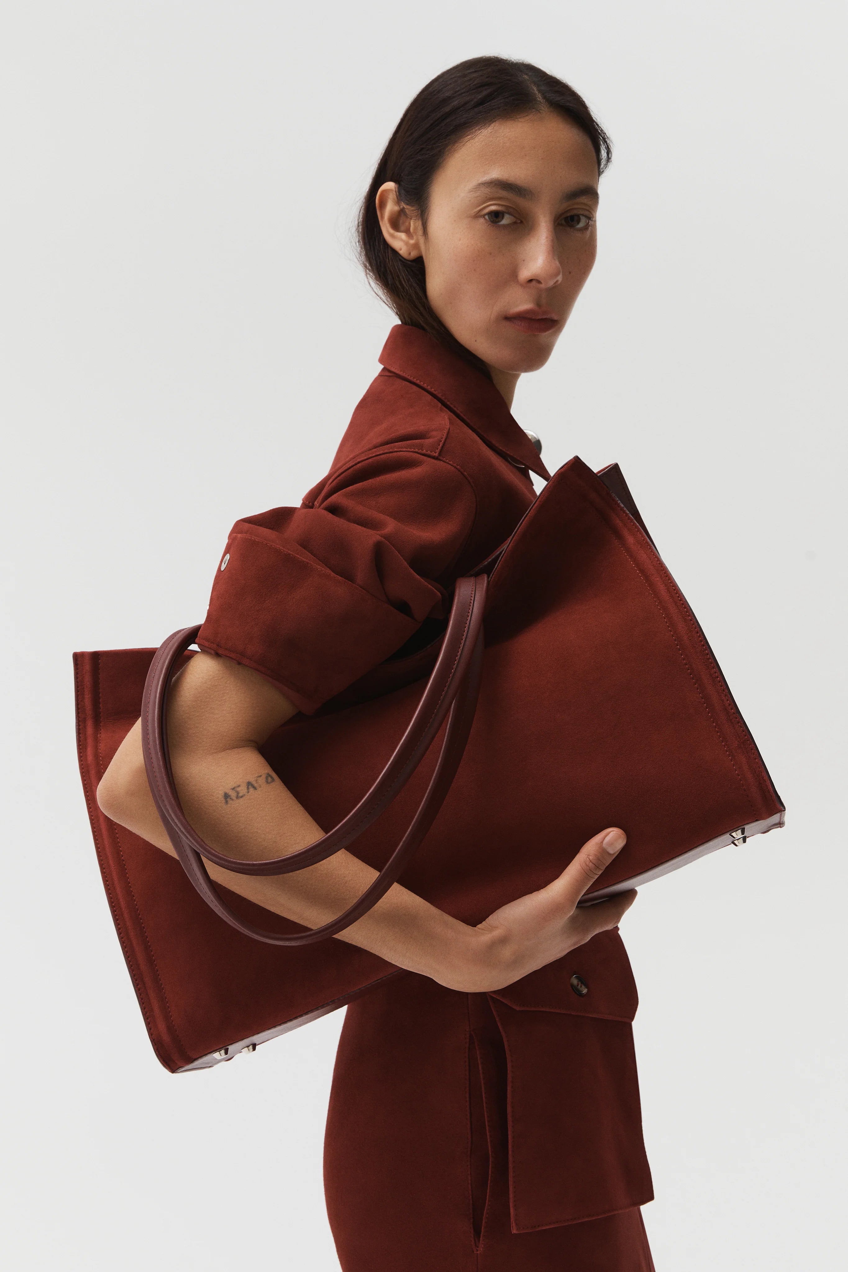Beaufille City Tote | Maroon