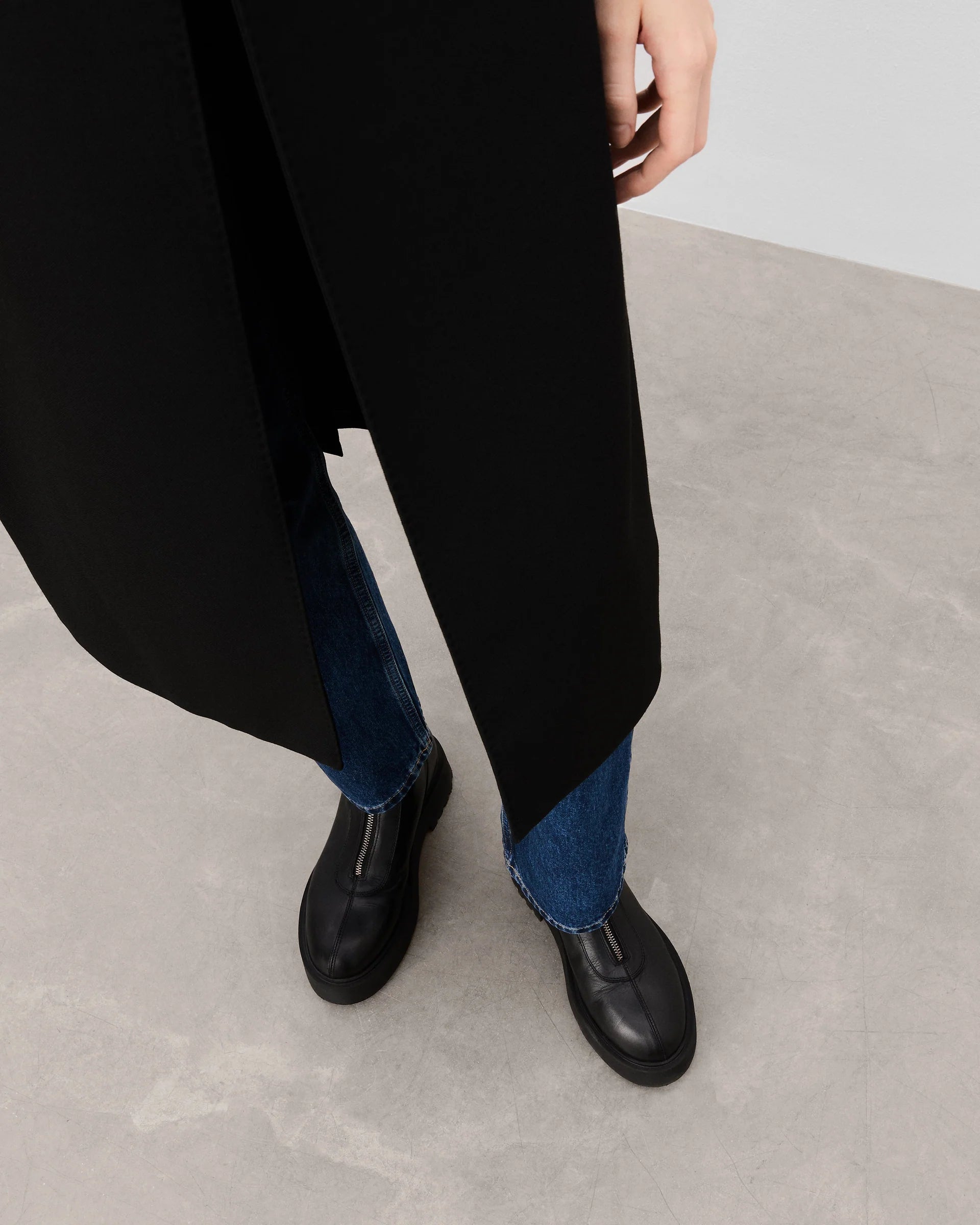 Flattered Alma Leather Boot | Black