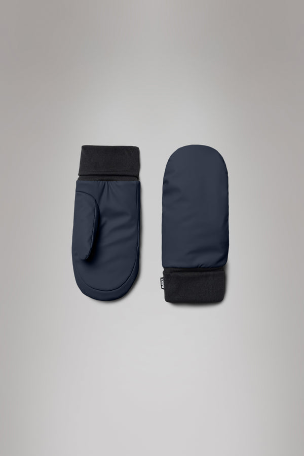 Rains Alta Puffer Mittens Navy