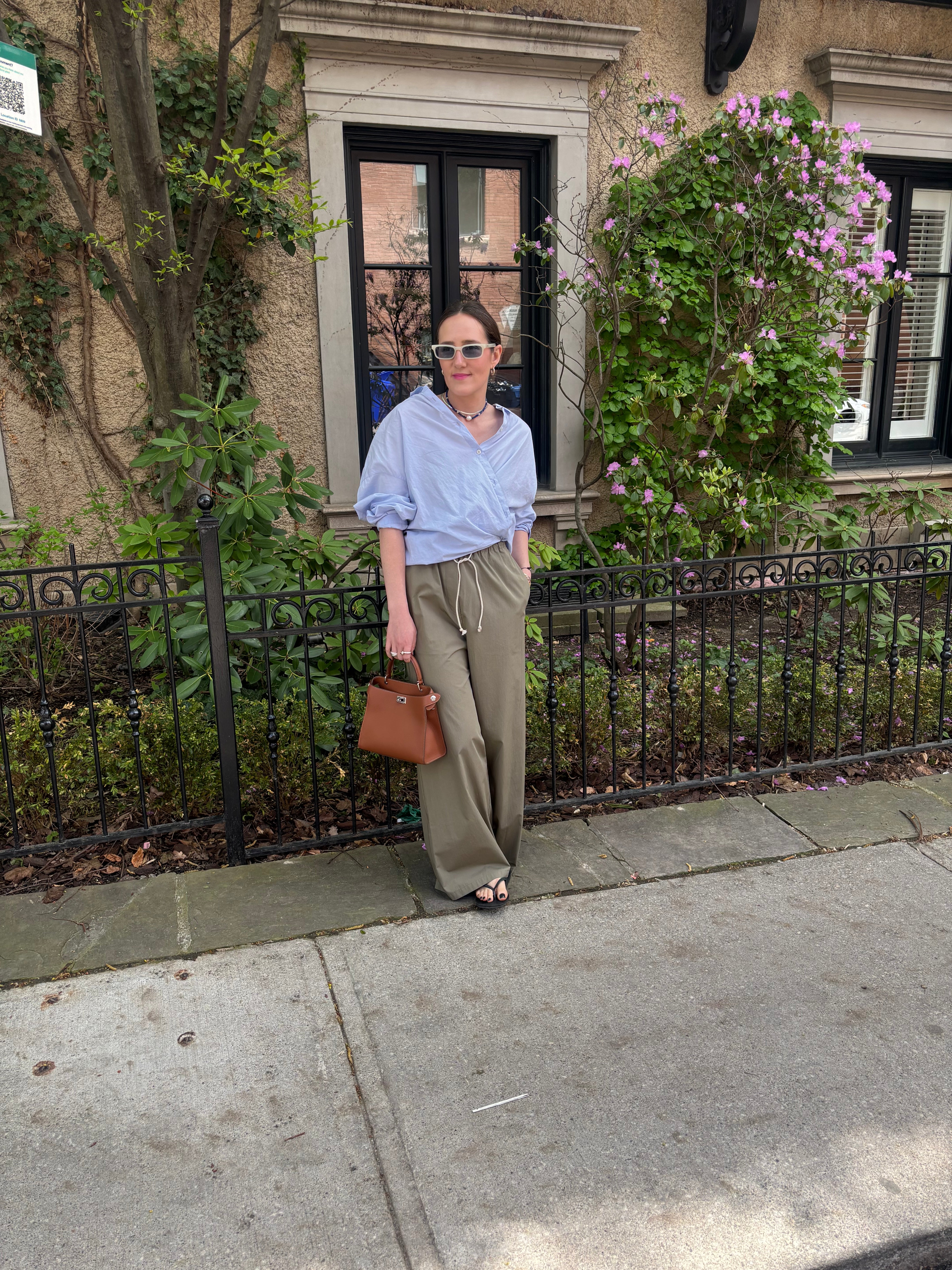 Hache Hereux Wide Pants | Khaki