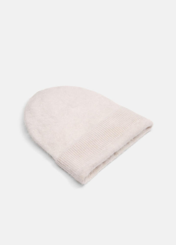 Vince Brushed Cashmere Hat Marble