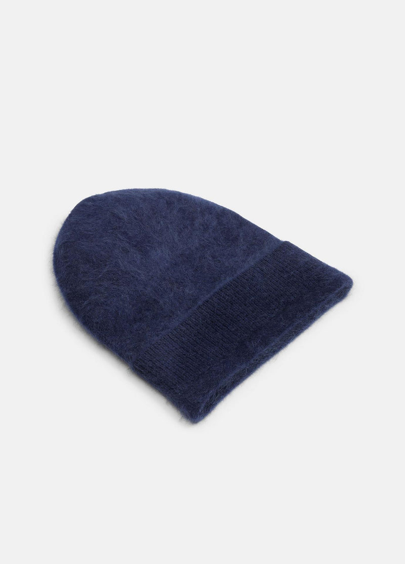 Vince Brushed Cashmere Hat Coastal Blue