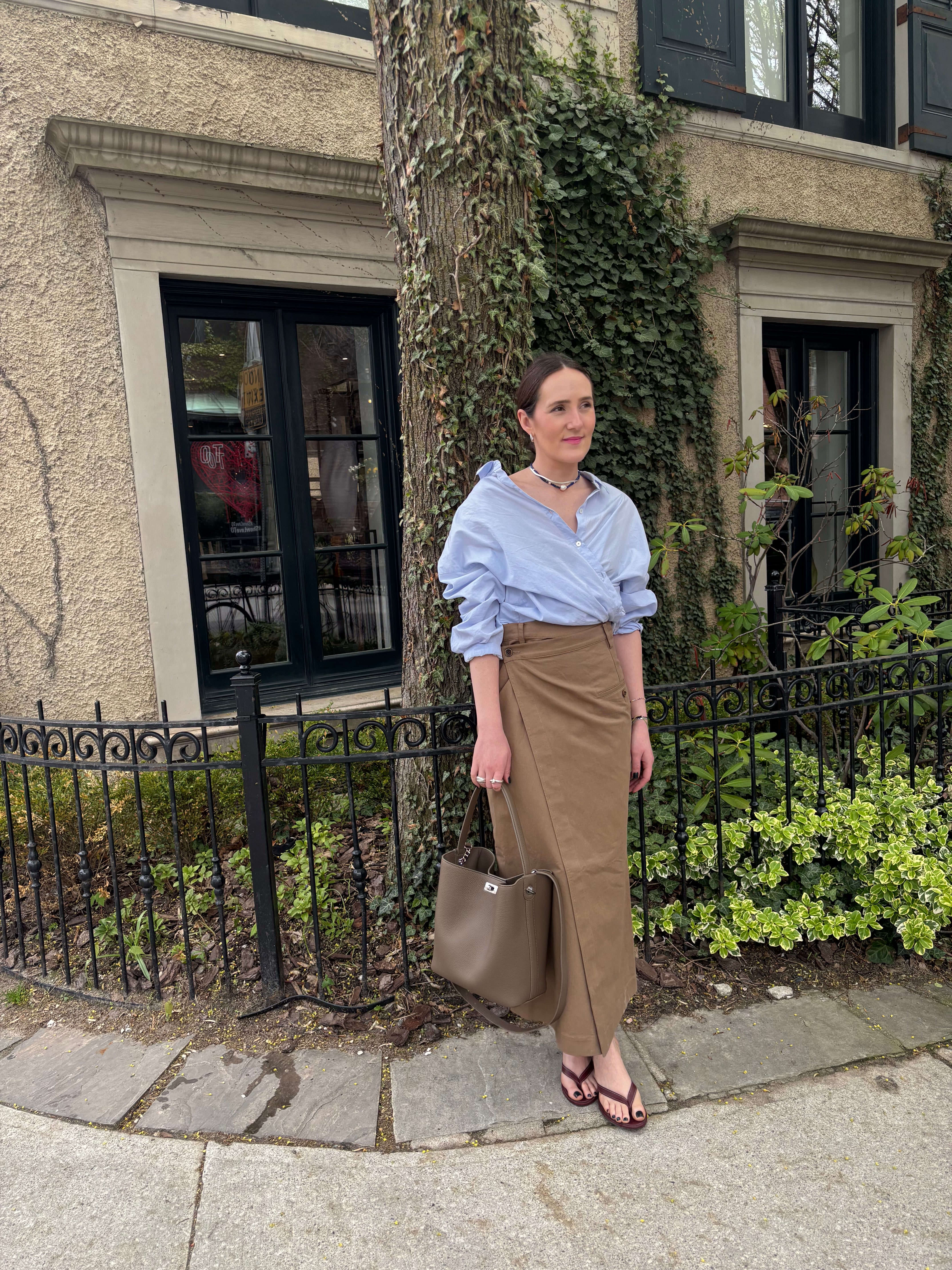 Uma Wang Grace Skirt | Tan