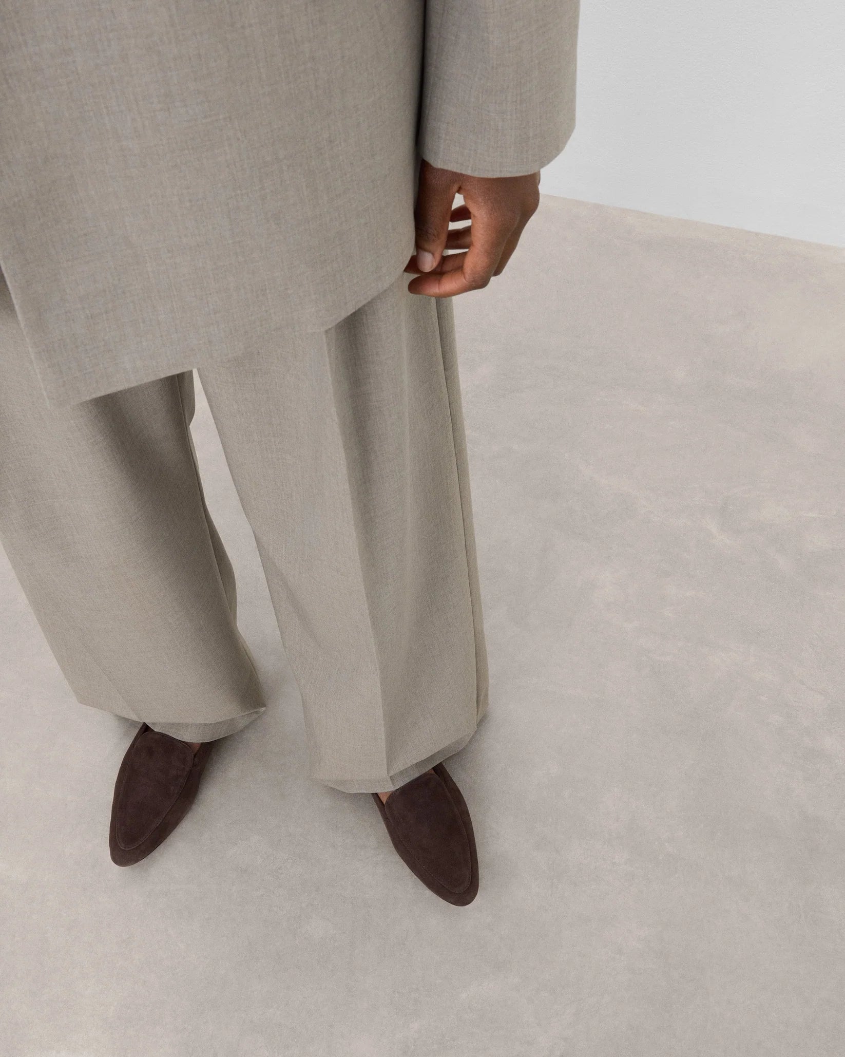 Flattered Cajsa Suede Loafer | Chocolate