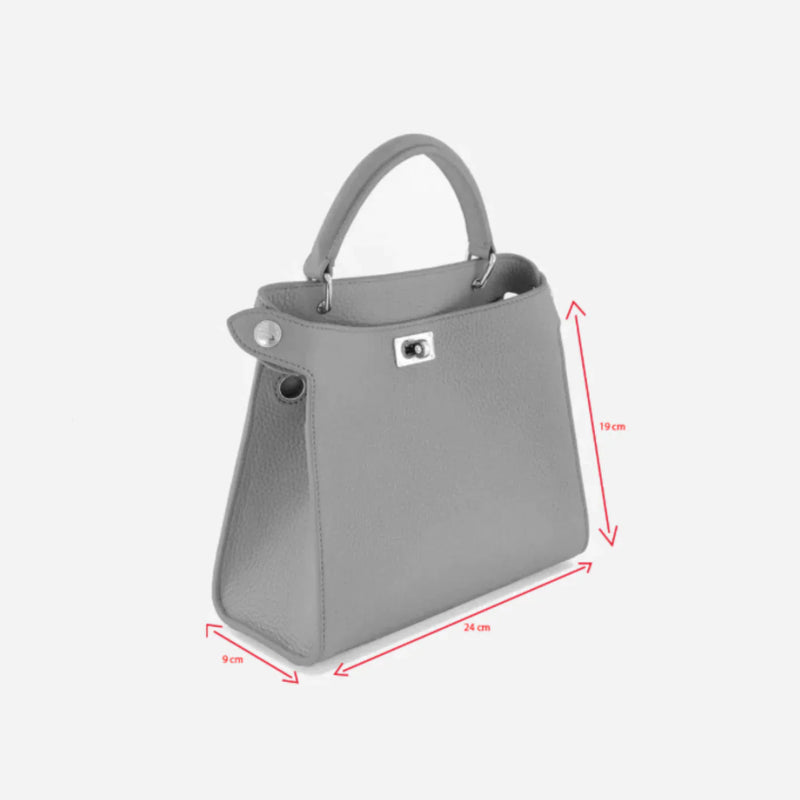 Lutece Mini Leather Bag Prune