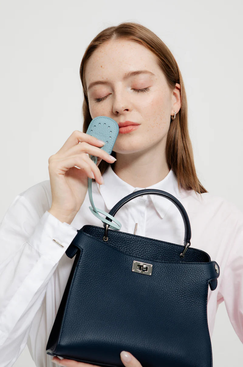Lutece Mini Leather Bag | Navy