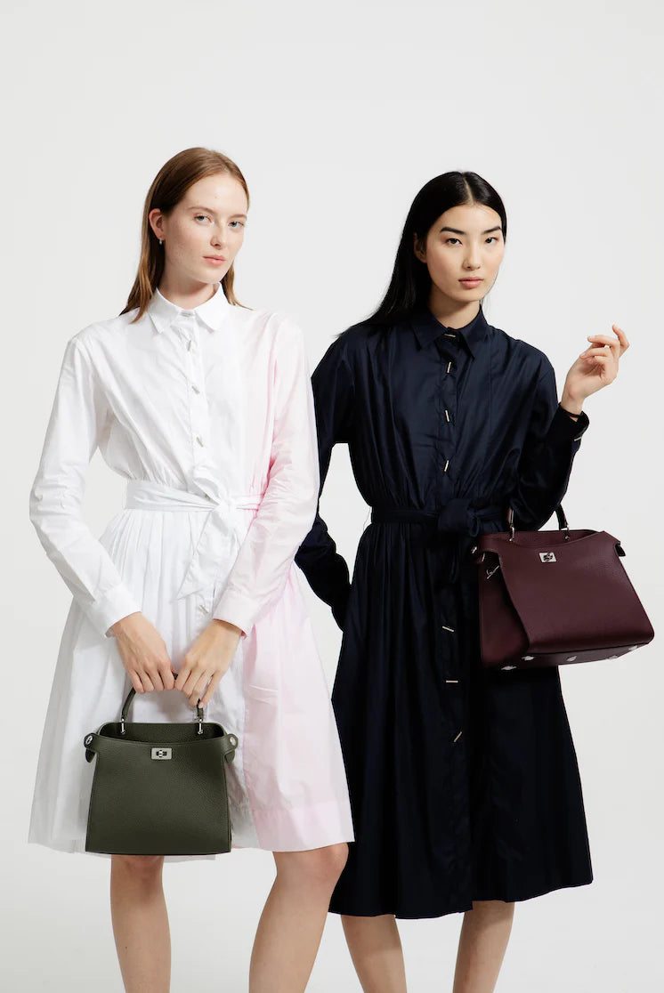 Lutece Mini Leather Bag Khaki