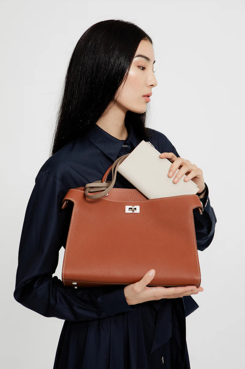Lutece PM Leather Bag | Gold