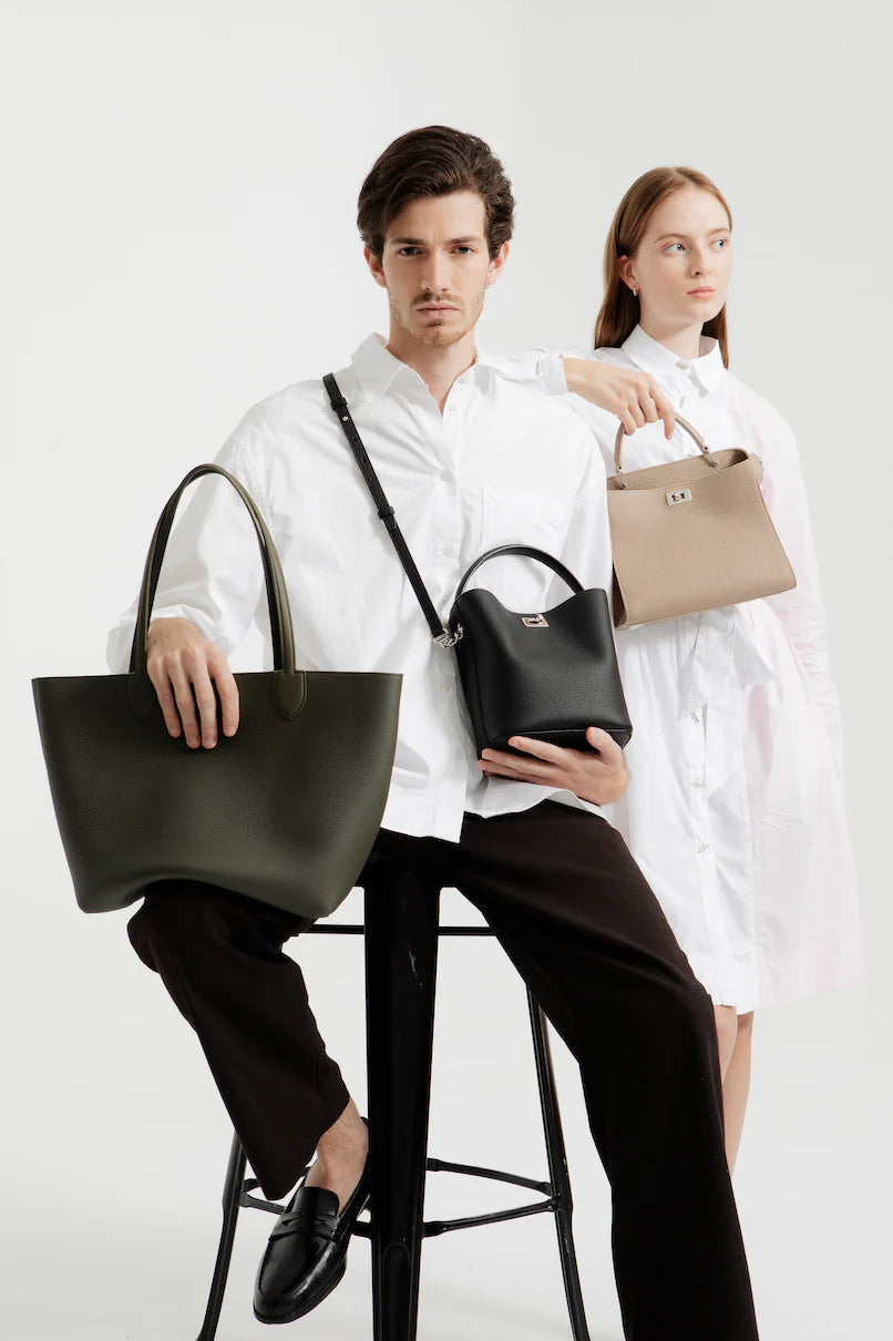 Odeon Mini Leather Bag Black