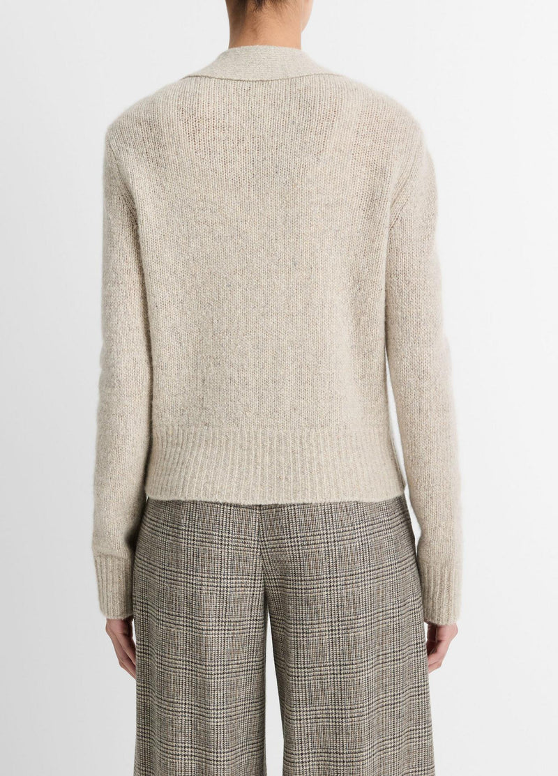 Vince Donegal Cashmere Cardigan Biscuit