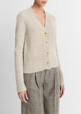 Vince Donegal Cashmere Cardigan Biscuit