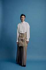 UJOH Cropped Shirt/ Drawstring Hem
